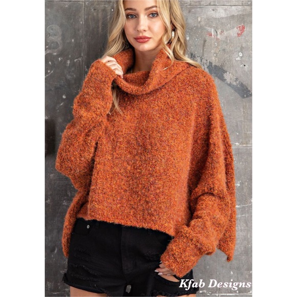 ❤️LAST 1! Desert Soft Dolman Turtleneck Sweater - Picture 6 of 7